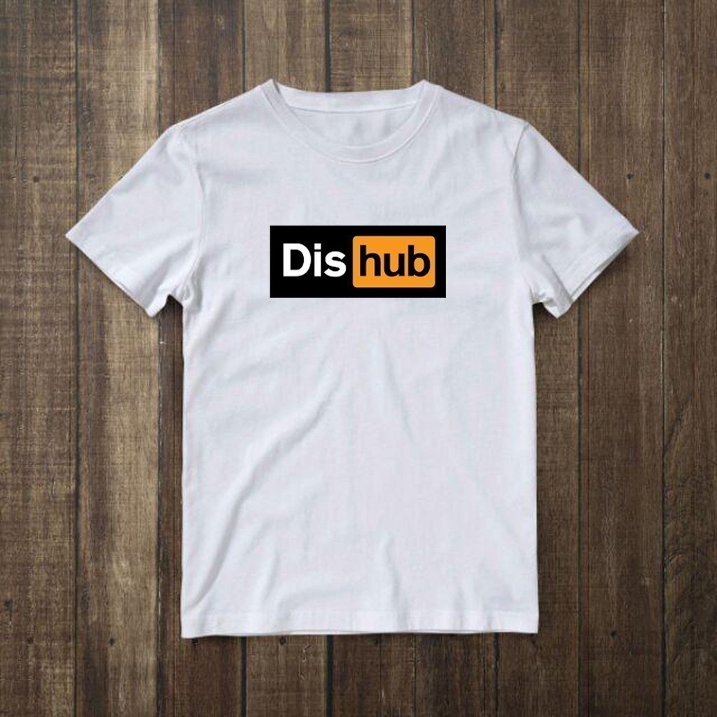 Kaos T Shirt Pria Porn Hub Meme Plesetan Dishub