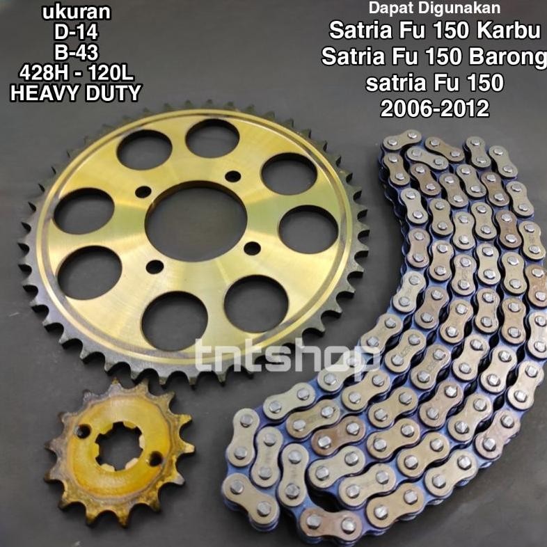 ADF Gear Gir ger set SATRIA FU KARBU SATRIA FU BARONG PNP FU TAHUN 2006-2012 BAJA BAKAR SEPUH BERKUA