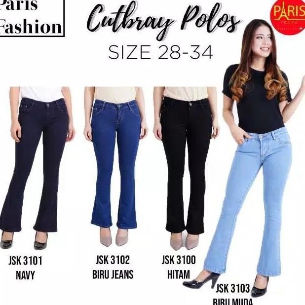 CELANA PANJANG CUTBRAY SOFT JEANS CEWEK WANITA JSK JEANS
