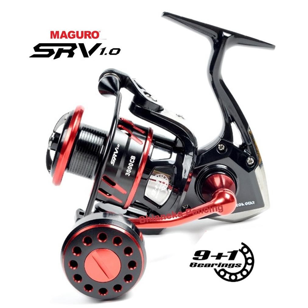 ADF Reel Maguro SRV 1.0 | 9+1 Bearing | Mega Gear | Power Handle | Spinning | 800 | 1000 | 2000 | 25
