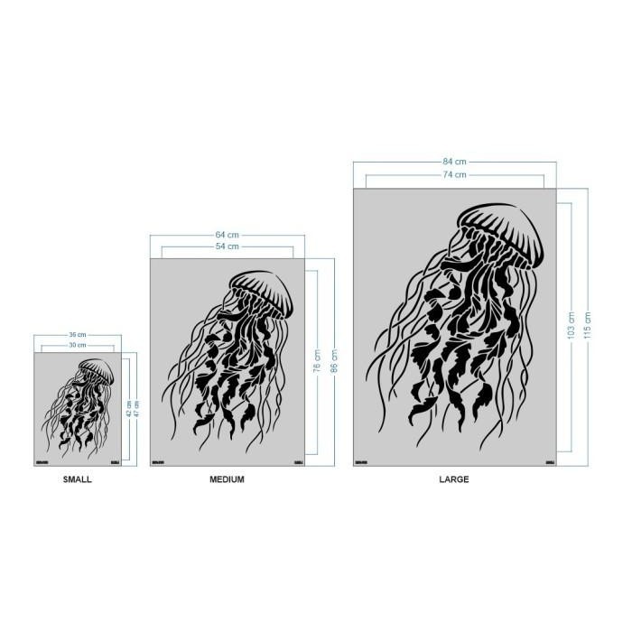 

Stencil Dinding, Wall Stencil Motif 20