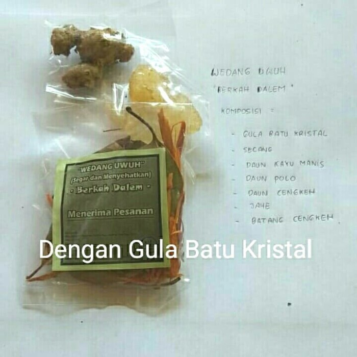 

Ready stock] wedang uwuh berkah dalem