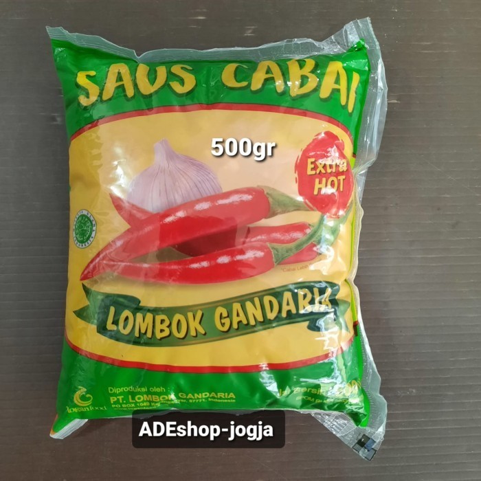 

\"\"\"\] saus sambal gandaria 600 ml saos cabe lombok bantal cabai extra hot