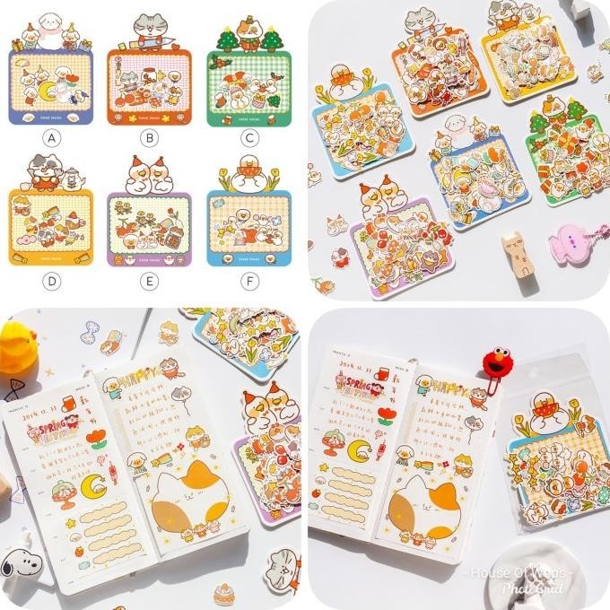 

Ready Happy Warm Season Flakes Stickers Set - Sticker Anak Lucu Stok Terbatas