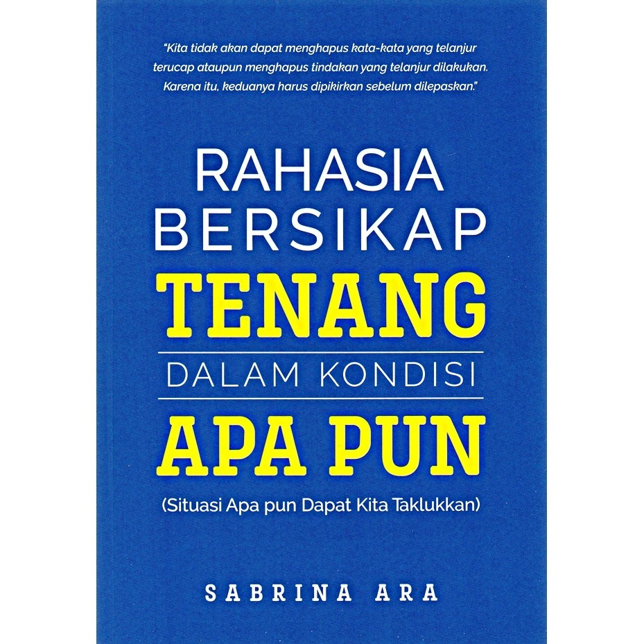 

NEW PRODUCT RAHASIA BERSIKAP TENANG DALAM KONDISI APAPUN JAVABSJSG