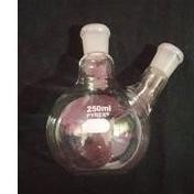 READYY>> BOILING FLASK 2 NECK 250 ML / LABU DIDIH 2 LEHER 250 ML PYREX