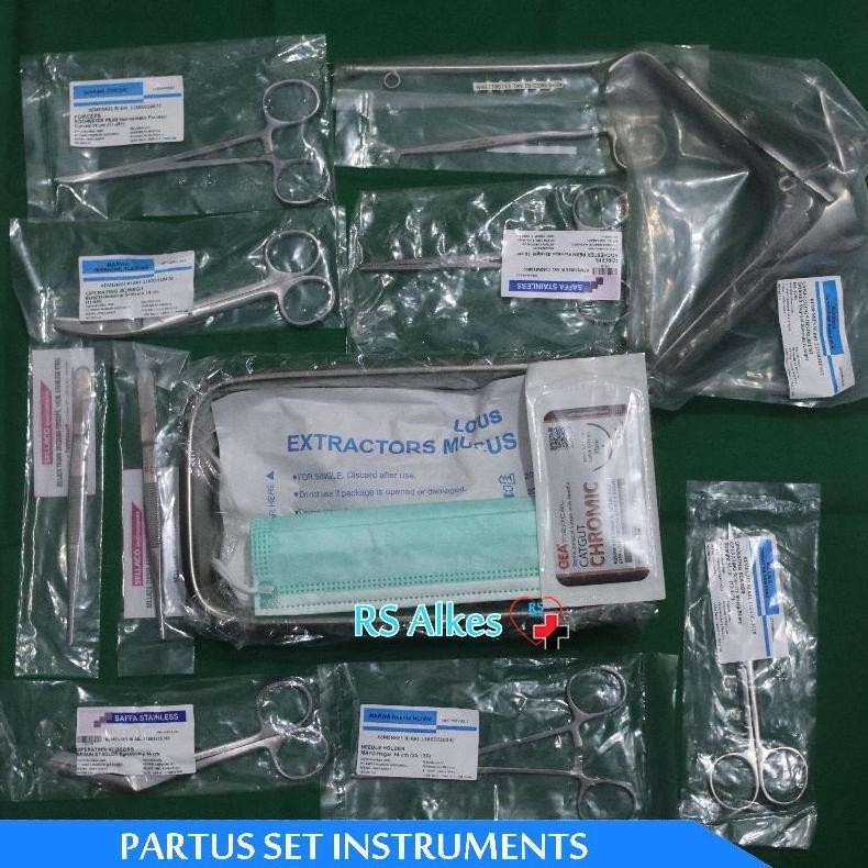 READYY>> PARTUS SET LENGKAP ALAT KEBIN MIDWIFERY KIT BIDAN KIT