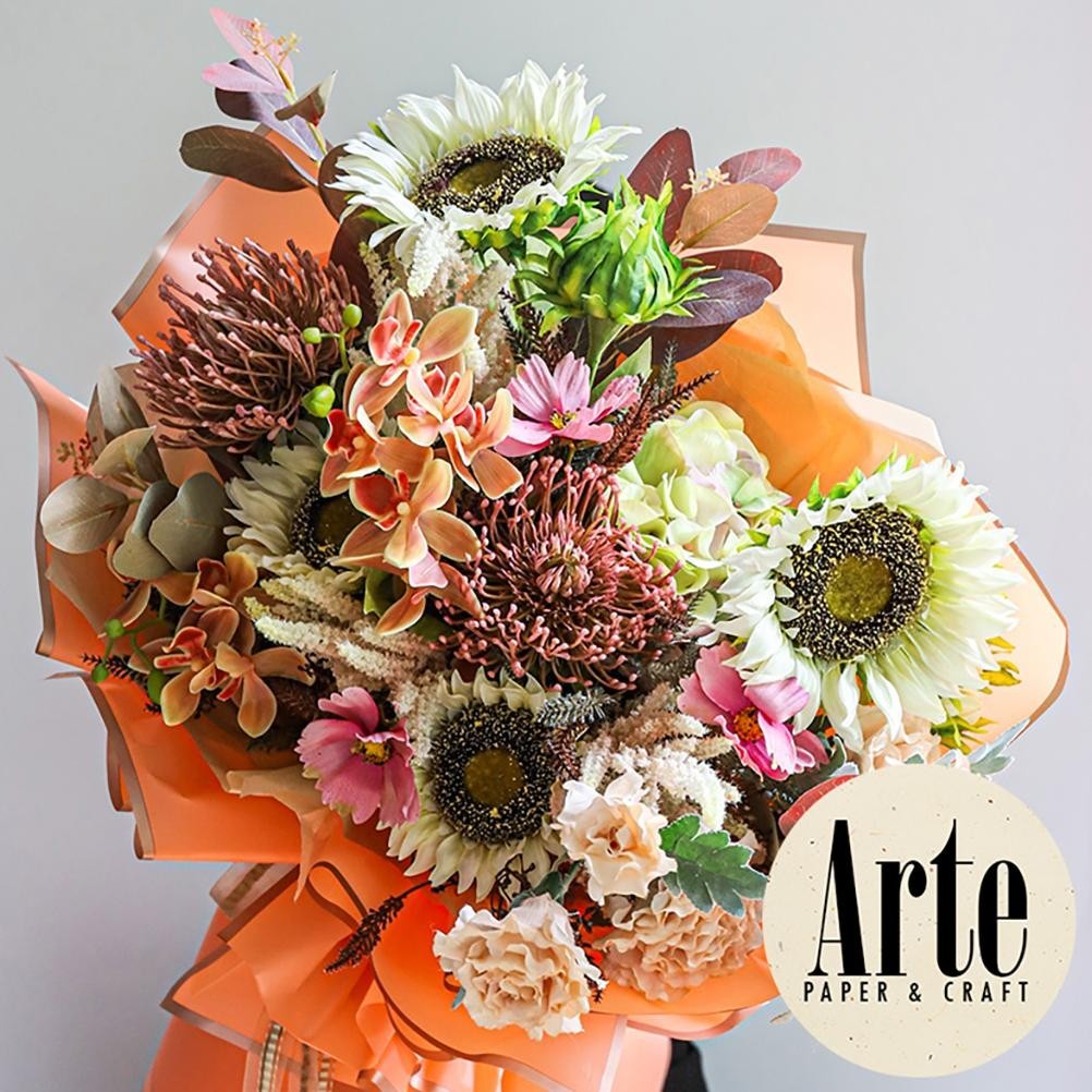 

KT78 20 Lembar Cellophane Rose Gold Frame Grade B Ori Sinowrap Border Bouquet Bingkai Jelly Film List Kertas Buket Korea Bunga Flower Wrapping Paper Calor Kado Arte Grosir Florist Supply Jakarta Bekasi P.B-GDM Berkualitas