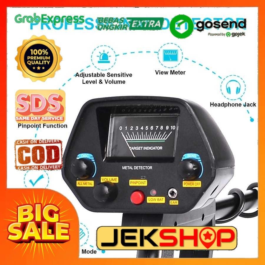 Pendeteksi Logam Metal Gold Silver Detector Finder - MD-4080 TIANXUN