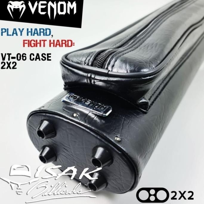 PROMO VENOM 2X2 CASE VT-06 - TAS STICK HARD CUE SARUNG STIK BILLIARD