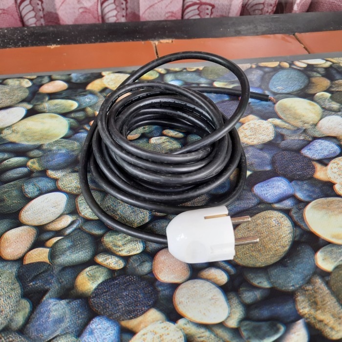 kabel power buntung arus AC kabel 5 meter NYYHY 3x2.5 steker broco