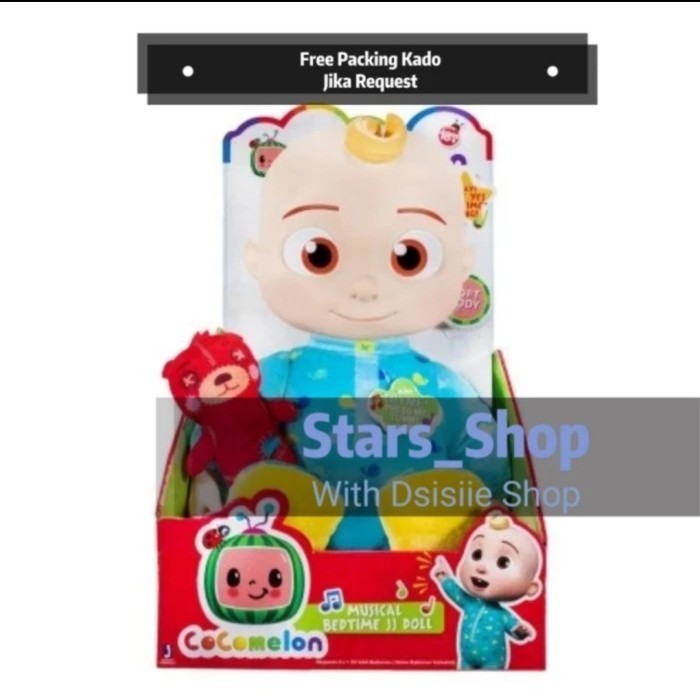 Cocomelon Musical Bedtime JJ Doll Original / Boneka Cocomelon