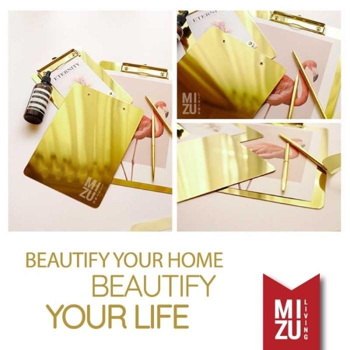 

Sublimely Golden Clipboard Papan Jalan Alas Ujian Emas