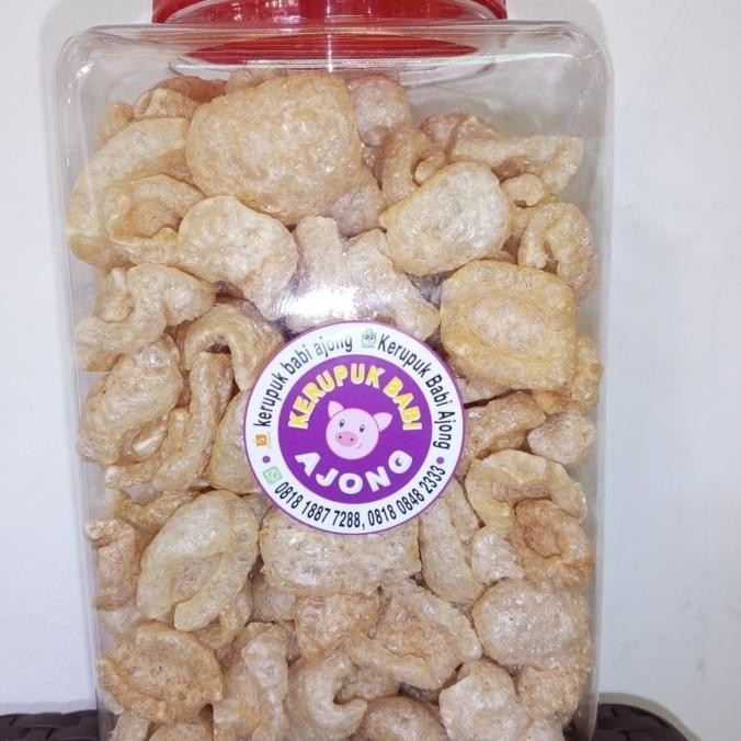 

kerupuk babi toples tanggung 450gr AS99