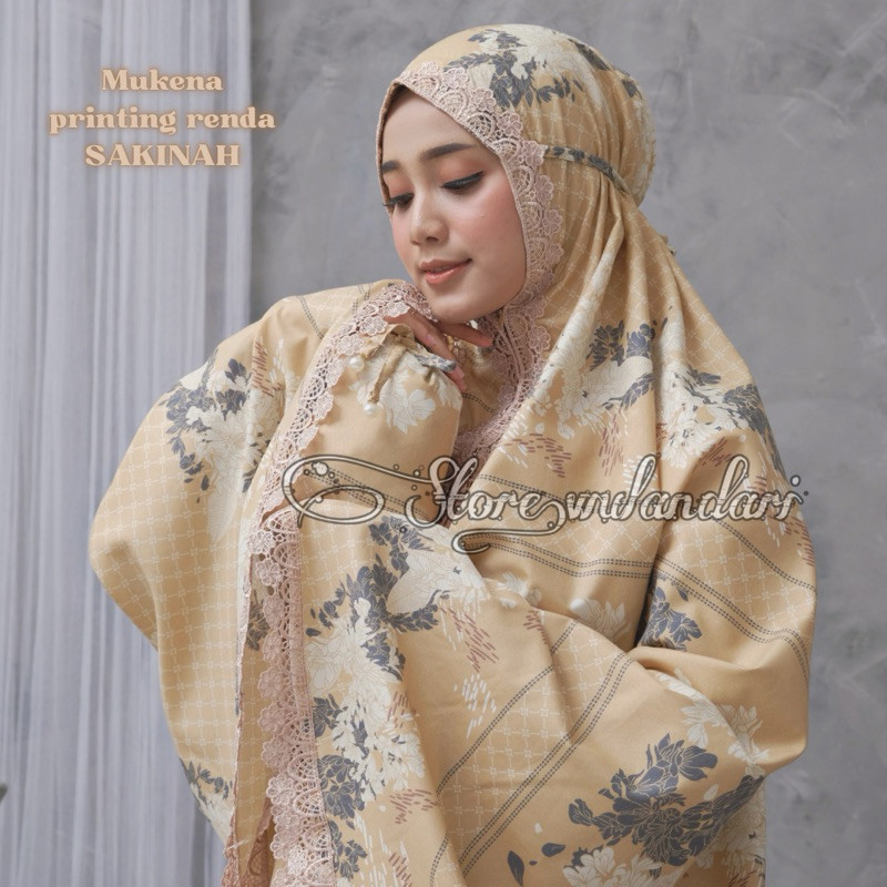 Promo Mega Sale 4.4 // Mukena printing SAKINAH By Store.wulandari mukena katun mukena dewasa mukena