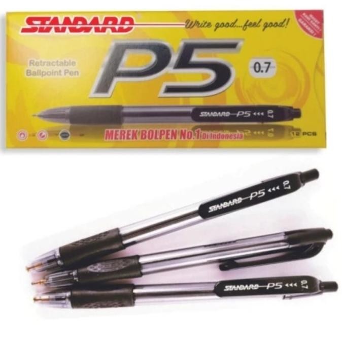 

Pulpen Bolpen Bolpoin Ballpoint Pen Cetek Standard P-5 P5 0.7