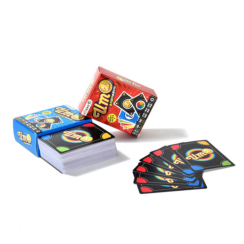 UNO Iron Box Card Board Game Pattern Card Multi-Person Party Entertainment Card Casual Game