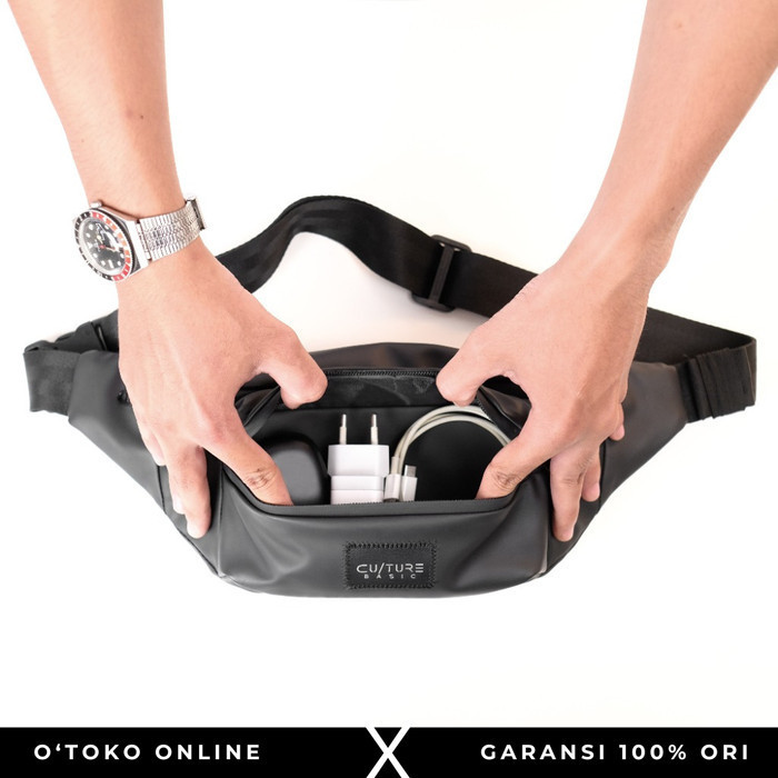 Yoota Tas Pinggang/Waistbag Pria Kulit Culture Basic