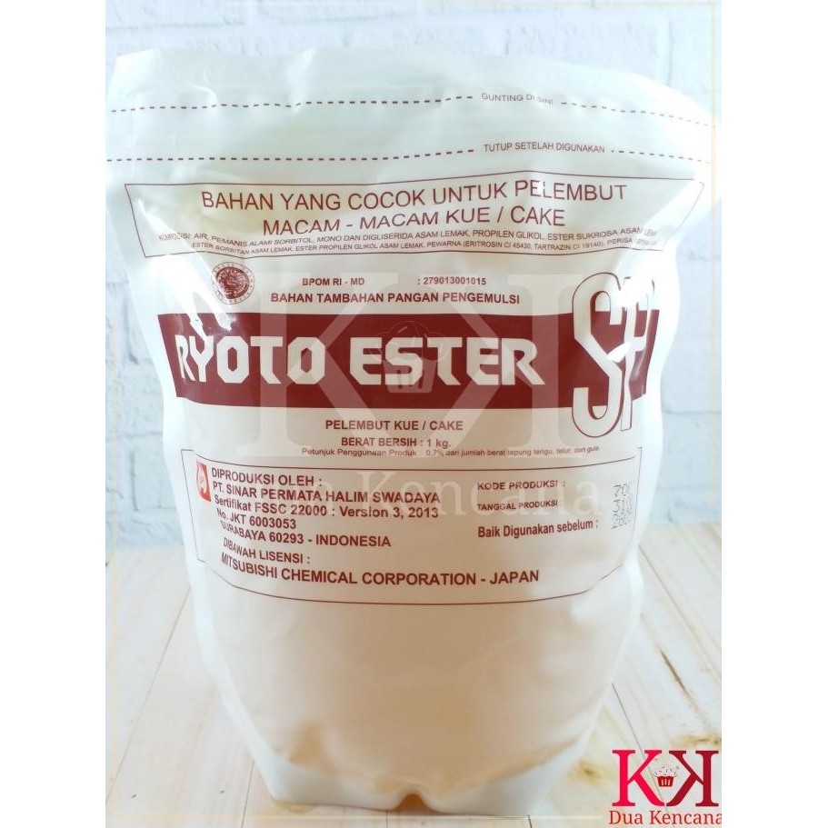 

Emulsifier / Pengembang / Pelembut Kue Cake SP Ryoto 1 KG