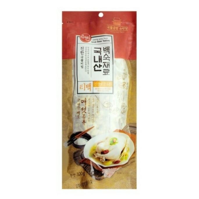

Bumbu Rempah Samgyetang Sup Ayam Ginseng Korea 100gr PS