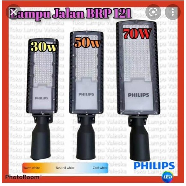 Lampu Jalan Pju Philips Brp121 30W Philip Outdoor 30 Watt Brp 121 39 Led
