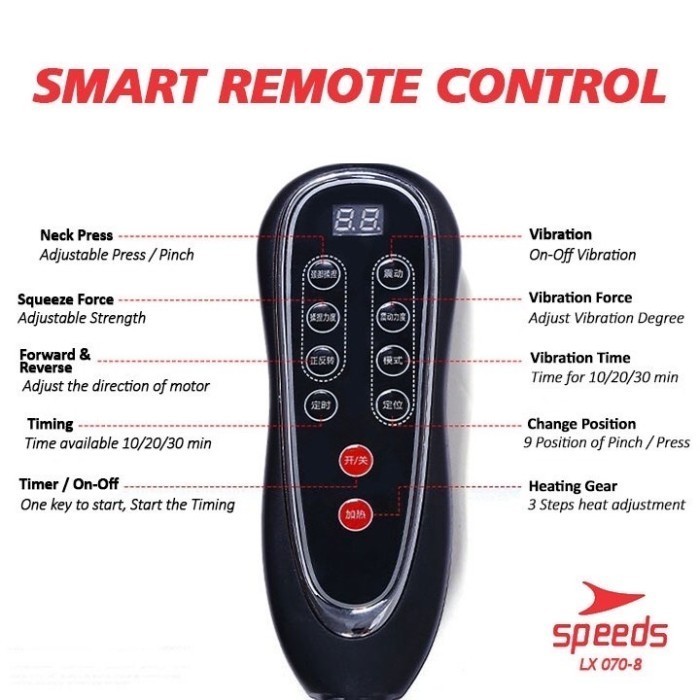 Matras Kasur Kursi Pijat Massage Cushion Portable Body Therapy 070-8