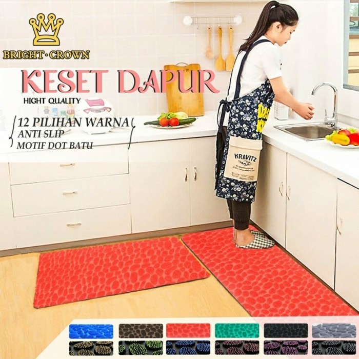 Keset Dapur Keset Kitchen Set Keset Anti Slip Kitchen Mat