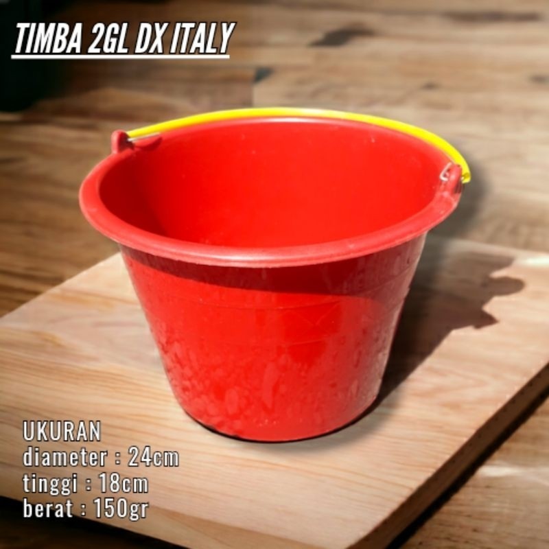 Grosir termurah Ember timba sabun kecil 2 GL Dx italy tebal plastik tebal