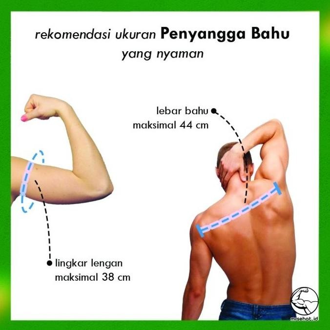 Penyangga Bahu Deker Bahu Dislokasi Bahu Pundak Nyaman Universal