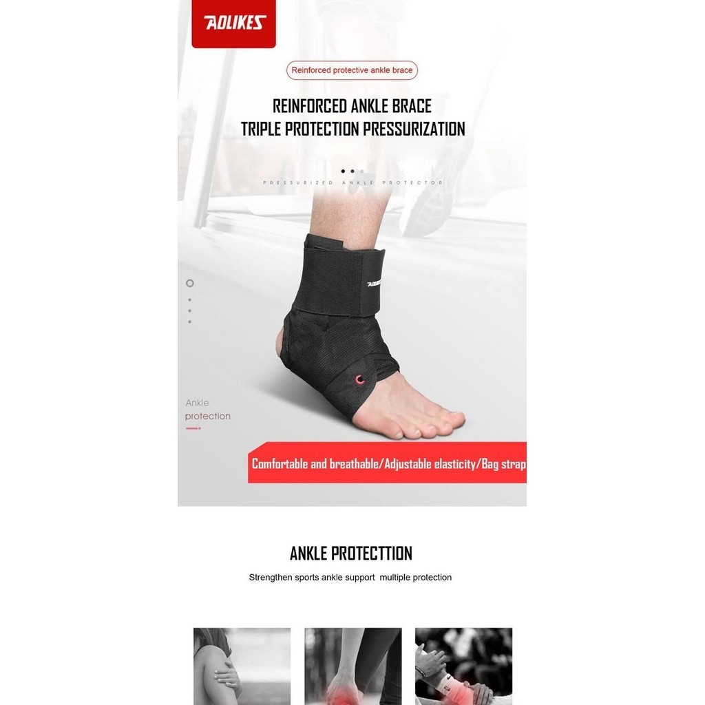 Dekker Alat Terapi Pelindung Engkel Kaki Cidera Ankle Support Original