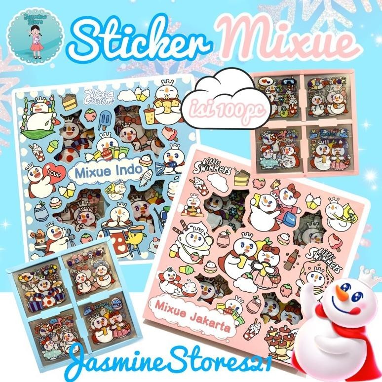 

STIKER MIXUI SNOW KING ISI 100 LEMBAR/STICKER MIXUI READY STOCK/STIKER VIRAL LUCU/STIKER MIXUI STICKER SET MASCOT MIXUI ICE CREAM SNOW MAN RO38