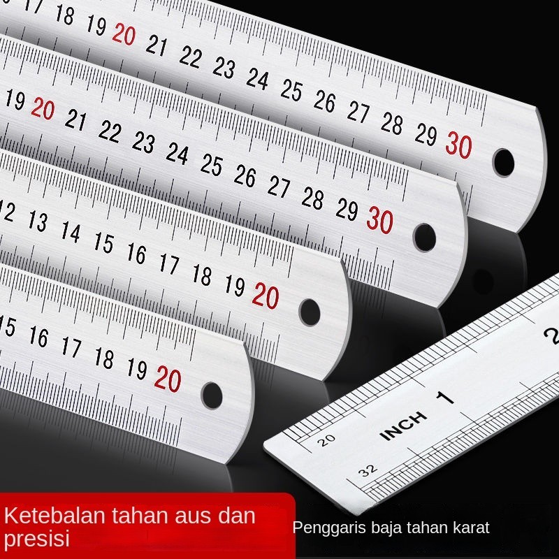 

Penggaris Antikarat30cmPenggaris Besi15cmPenggaris Tebal Keras
