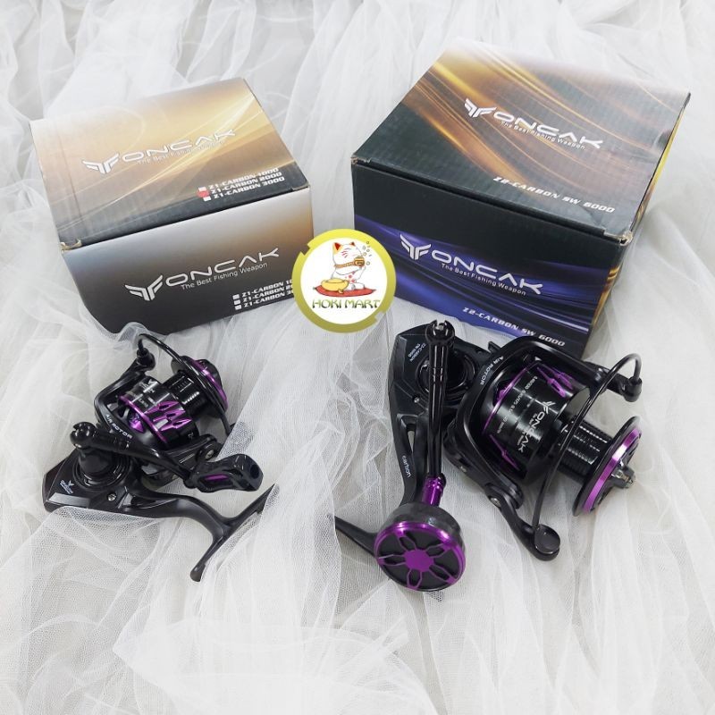 Reel Oncak Z1-Carbon & oncak Z2 SW carbon spinning 1000 2000 3000 6000 FULL SEAL BODY CARBON ANTI AI