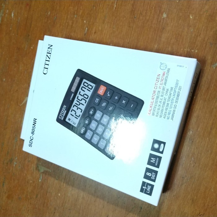 

Calculator / Kalkulator Citizen Sdc 805Nr 8 Digit /