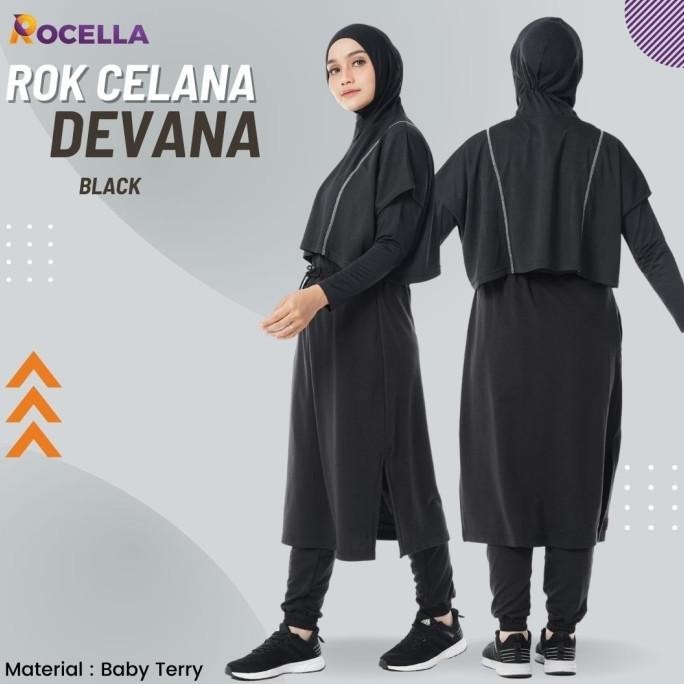 Rok Celana Olahraga Wanita Muslimah Size Jumbo Celana Rok Senam Sport