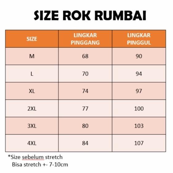 Rok Baju Kostum Pakaian Rumbai Dansa Tari Senam Olahraga Wanita Tengah