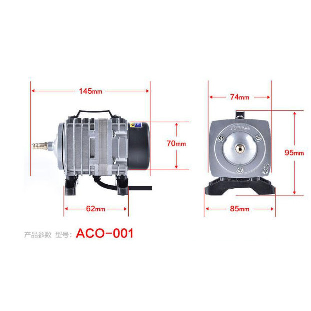 Pompa Udara Aerator Resun Aco001 Aco-001 Aco 001