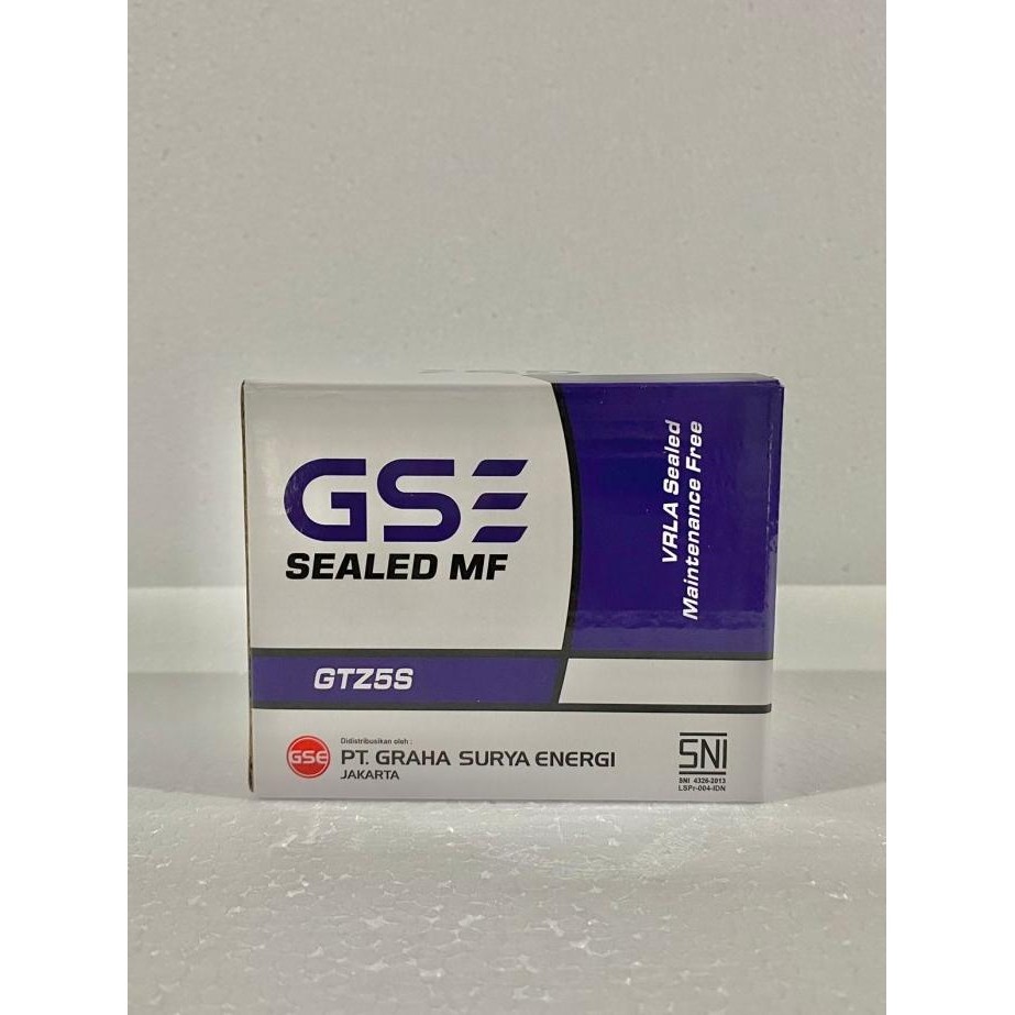 Aki Motor Yamaha Jupiter Z,Z1,MX 135 ( GTZ5S) GS E Aki Kering MF