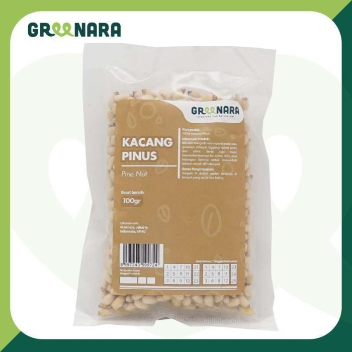 

Andan Greenara Raw Pine Nut 100Gr / Kacang Pinus Mentah 100 Gram