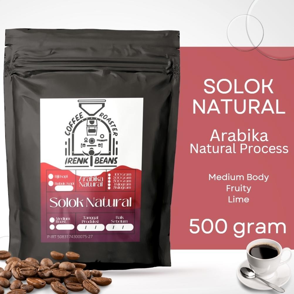 

KopI Arabica Solok Radjo Natural 500g Biji Bubuk P19A