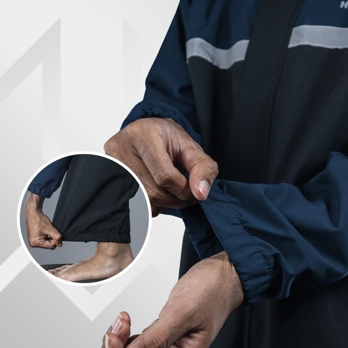 Jas Hujan Motor Setelan Jaket Celana Raincoat Razzor 03 Original