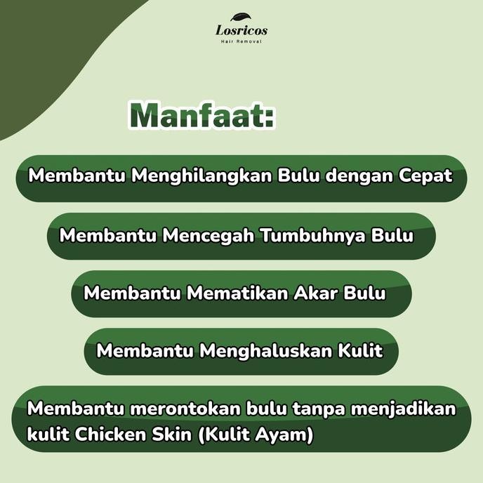 Perontok Bulu Ketiak Losricos Hair Removal Obat Perontok Bulu Ketiak