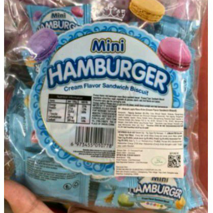 

BISKUIT MINI HAMBIRGER TF 180gr MACARONE CREAM