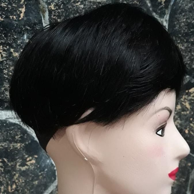 Wig Rambut Asli Pria / Wanita