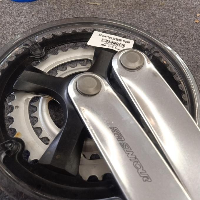 Crank Sepeda Sr Suntour 28/38/48T Arm 170Mm Import