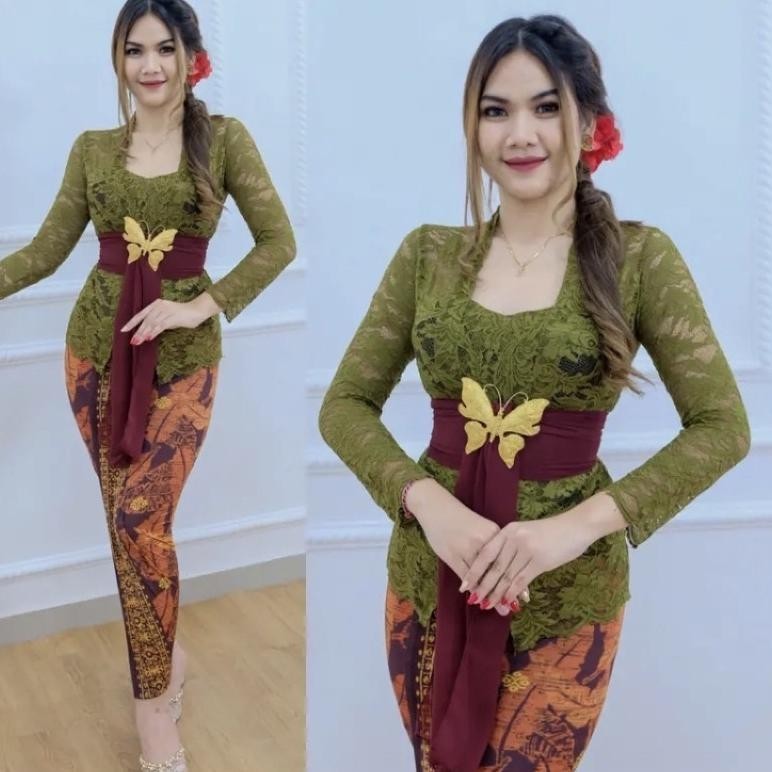 6.6 (Kebaya Saja) Kebaya Bali Brokat Strait Sofia/Kebaya Brokat Strait/Kebaya Sofia/Kebaya Brokat Ku