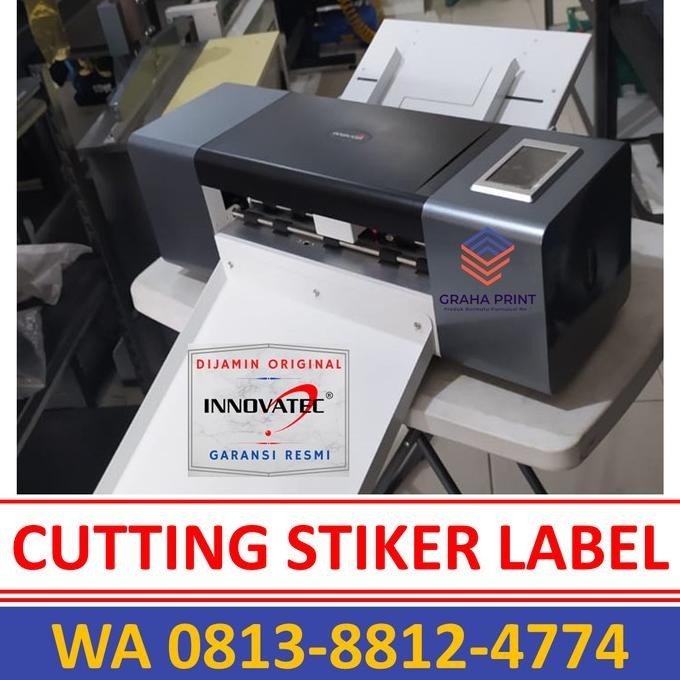 Mesin Cutting Sticker Label A3+ Auto Feeding Sheet INNOVATEC Otomatis