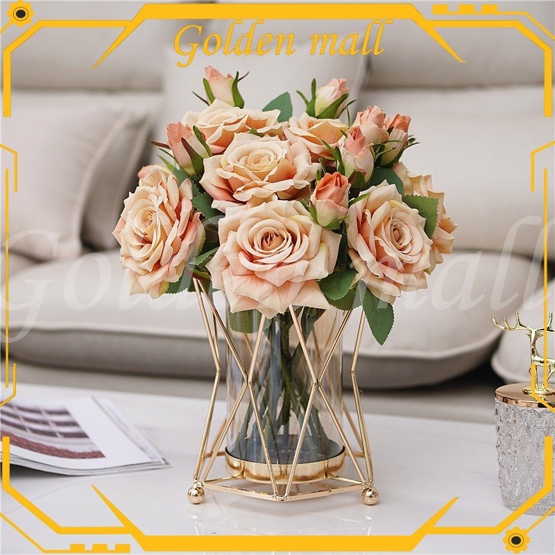 Cod Vas Bunga Besar Mewah Tempat Bunga Dan Hiasan Meja Hiasan Ruang Tamu Pot Bunga Hias / Bouquet