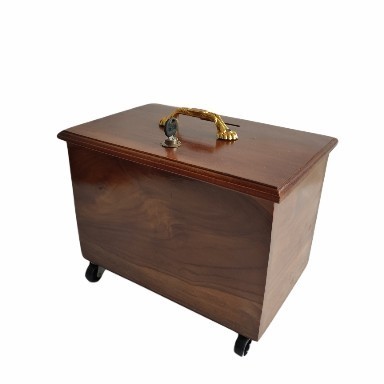 Terbaru Kotak Amal Kayu Jati Besar Polos Plus Roda Promo Terlaris