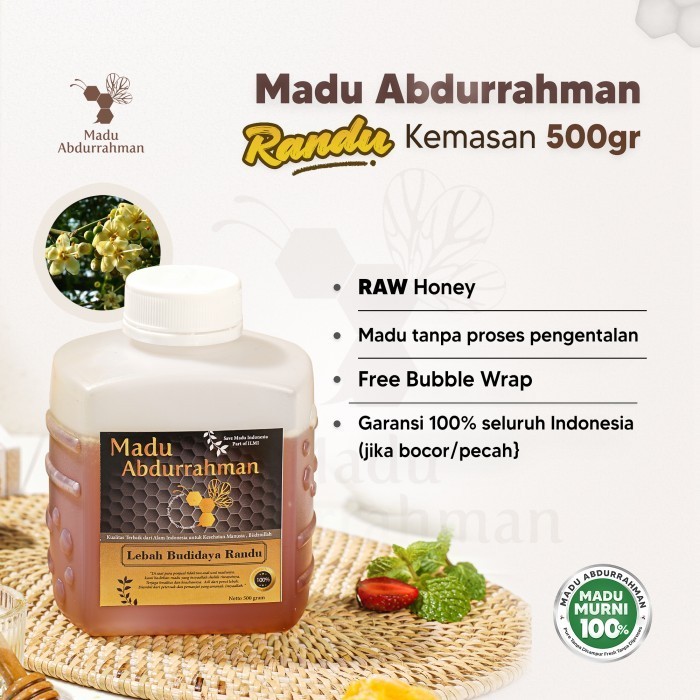 

Ready Madu Nektar Randu. Madu Abdurrahman 100% MURNI & ASLI Raw Honey